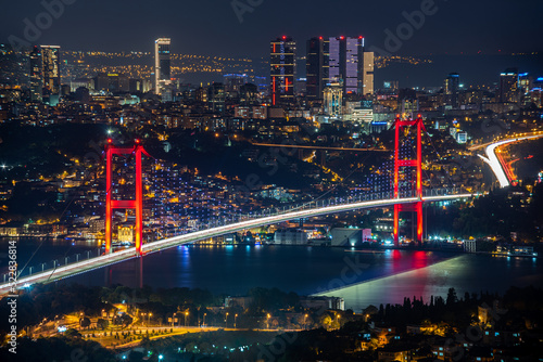 vVew of the 15 July Martyrs Bridge Bosphorus Bridge