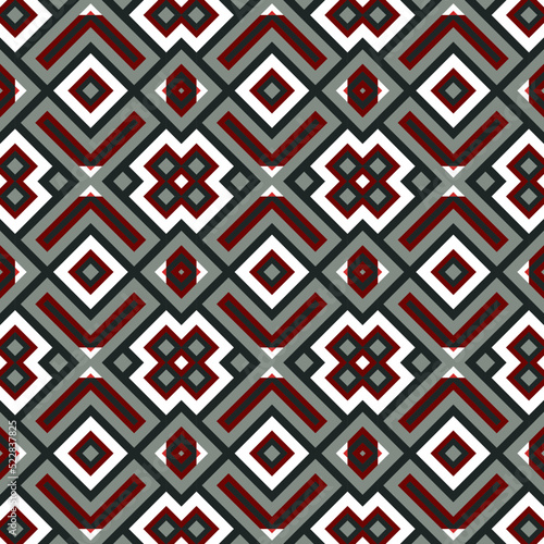 Abstract geometric pattern. A seamless background, vintage texture