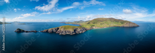 Bild auf Leinwand panorama view of Slea Head and the Dingle Peninsula in County Kerry