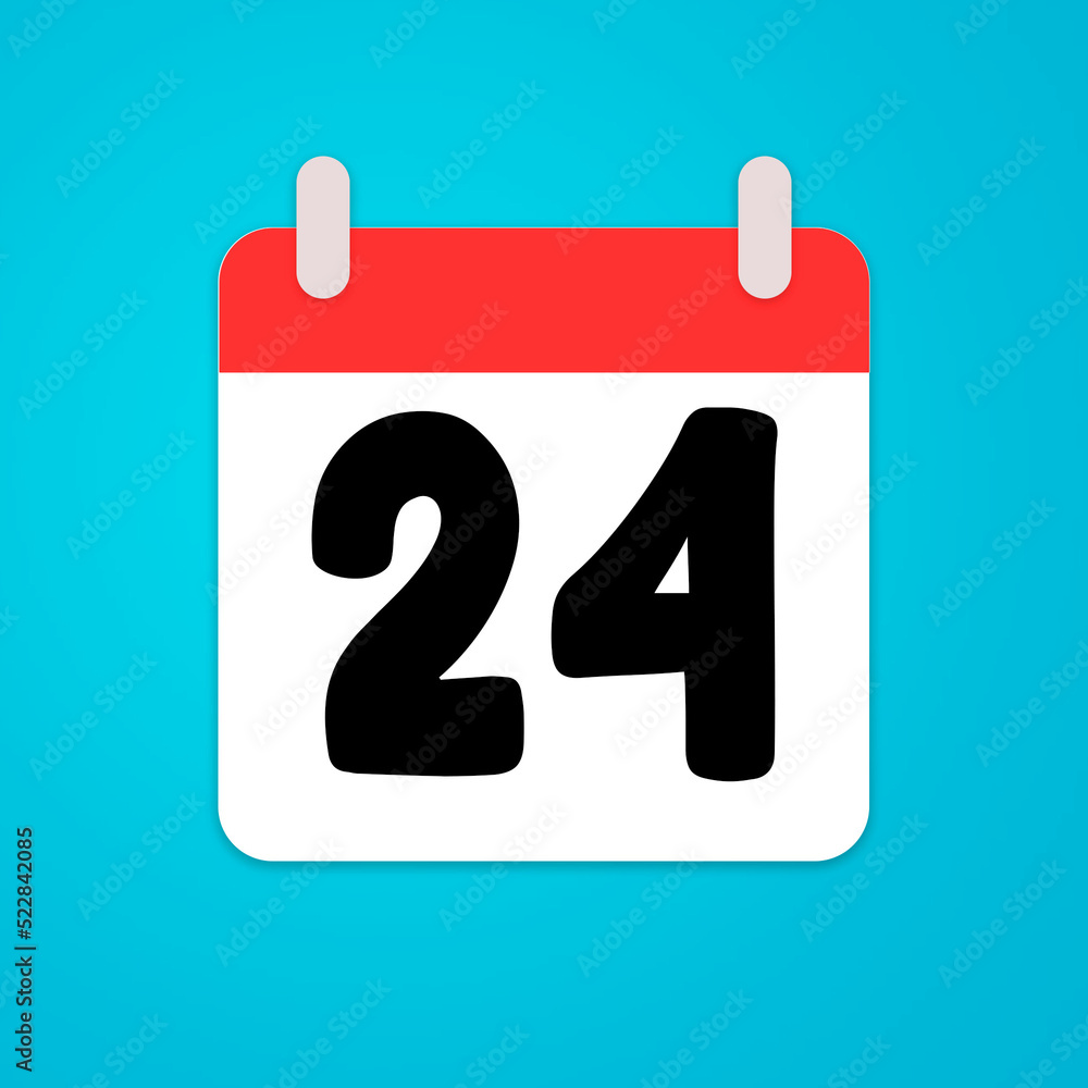 Fototapeta premium calendar vector, icon, date, illustration numbers