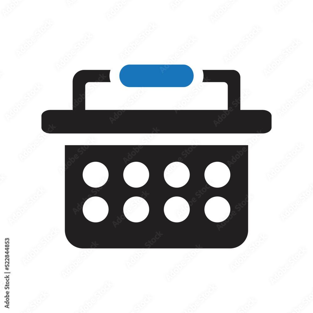 Basket icon. Simple editable vector graphics. Basket icon. Simple editable vector graphics.