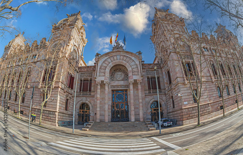 Canvas Print Superior Court of Justice of Catalonia, Barcelona, Spain