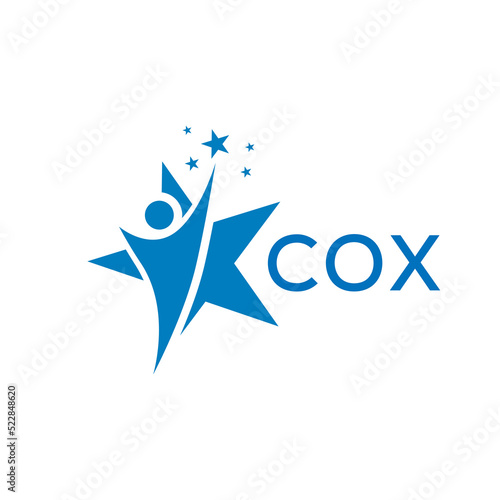 COX Letter logo white background .COX Business finance logo design vector image in illustrator .COX letter logo design for entrepreneur and business.
