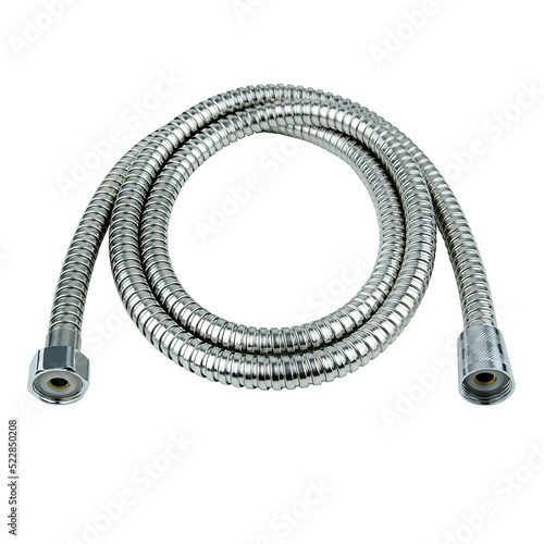 Plumbing hose on a white background