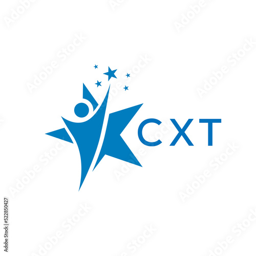 CXT Letter logo white background .CXT Business finance logo design vector image in illustrator .CXT letter logo design for entrepreneur and business.
 photo