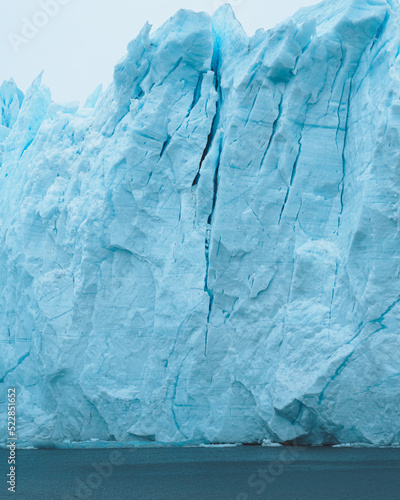 Glacier wall texture