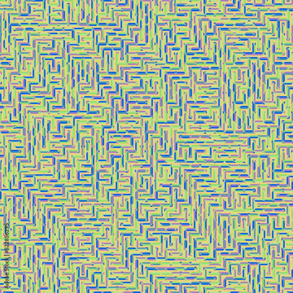 Color Rhombus tile tessellation pattern illustration Color Rhombus tile tessellation pattern illustration