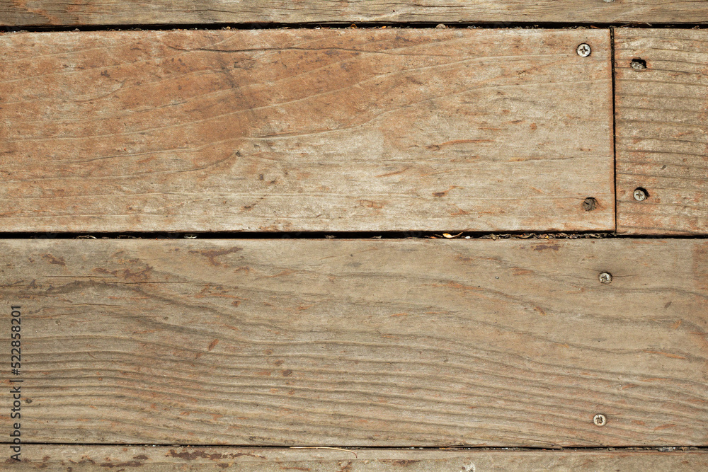 Fototapeta premium wooden deck planks
