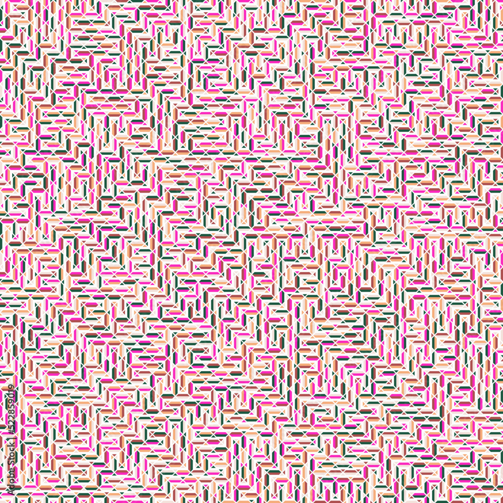 Color Rhombus tile tessellation pattern illustration Color Rhombus tile tessellation pattern illustration