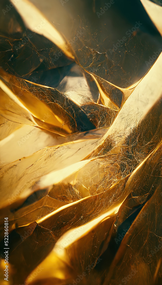 Abstract luxury golden background. Mysterious beautiful shiny gold ...