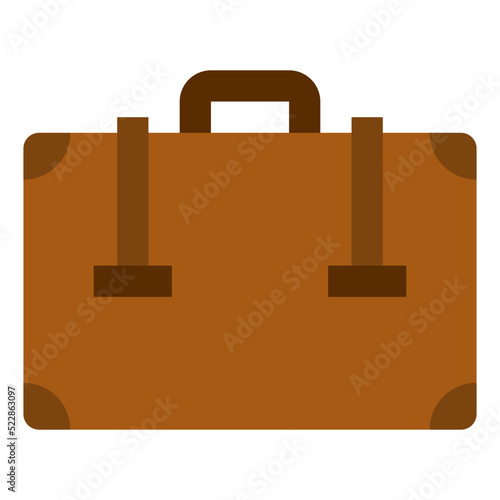 Luggage travel hotel - flat icon
