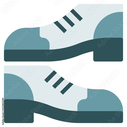 Shoes fashion shoe clothing sportive footwear sports and competition - flat icon