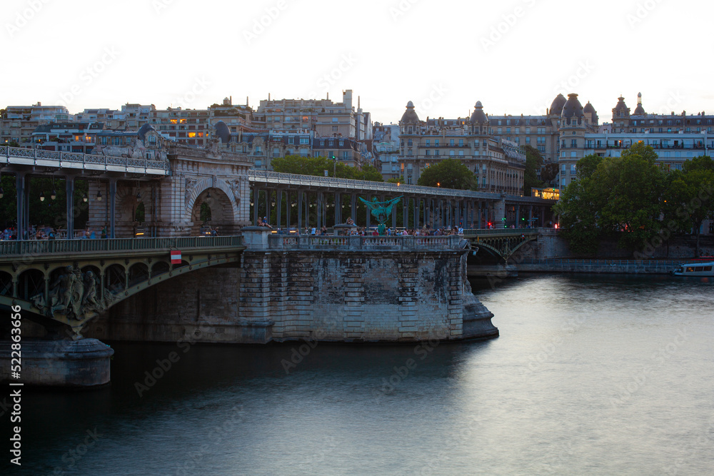 The Pont de Bir-Hakeim formerly the Bridge of Passy