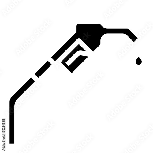 Fuel oil refill gas - solid icon