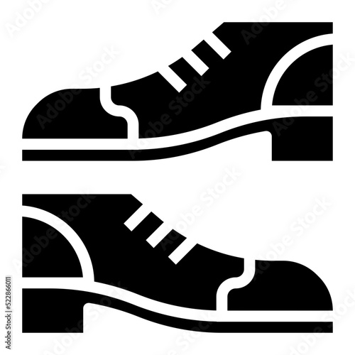 Shoes fashion shoe clothing sportive footwear sports and competition - solid icon