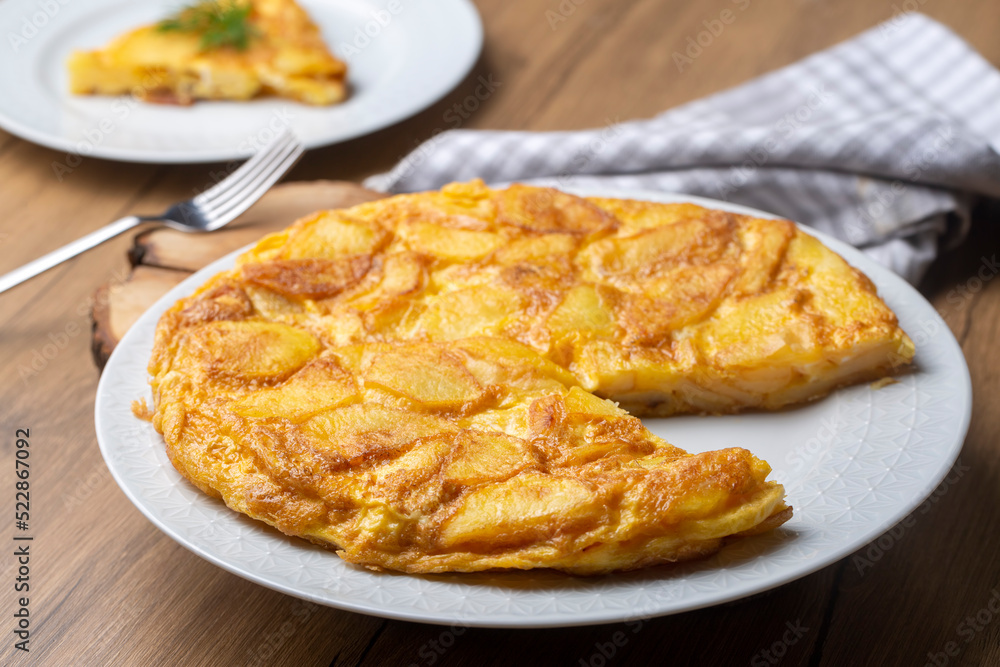 Potato omelette, egg with potatoes (Turkish name; Yumurtali patates) Potato omelette, egg with potatoes (Turkish name; Yumurtali patates)