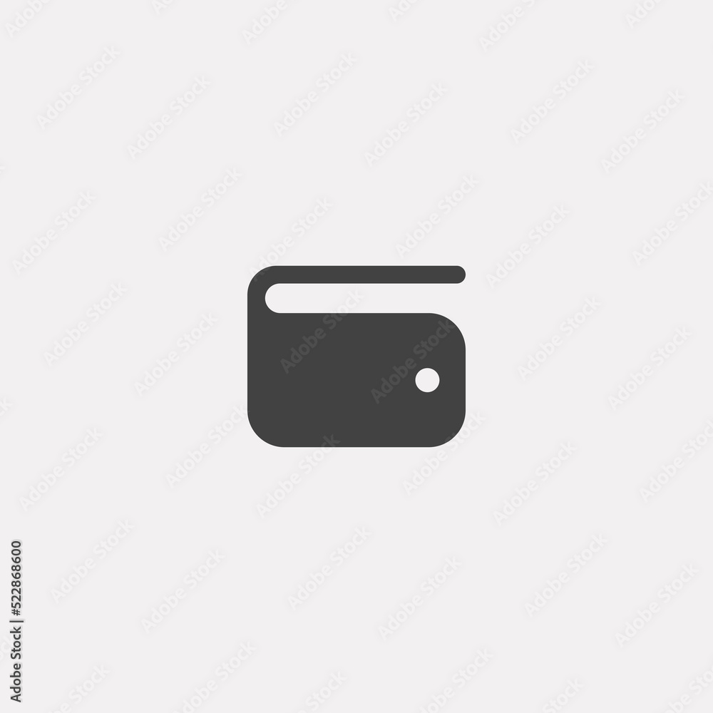 Wallet vector icon sign symbol Wallet vector icon sign symbol