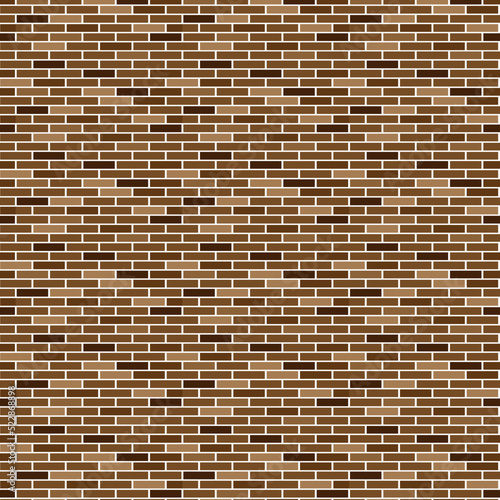 Brick wall. Vector illustration seamless pattern