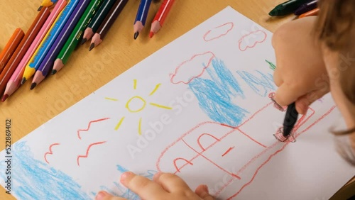 kids painting car picture