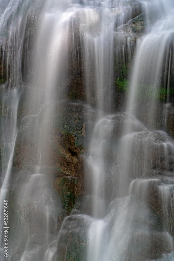 Closeup of Delphi Falls In New York Closeup of Delphi Falls In New York
