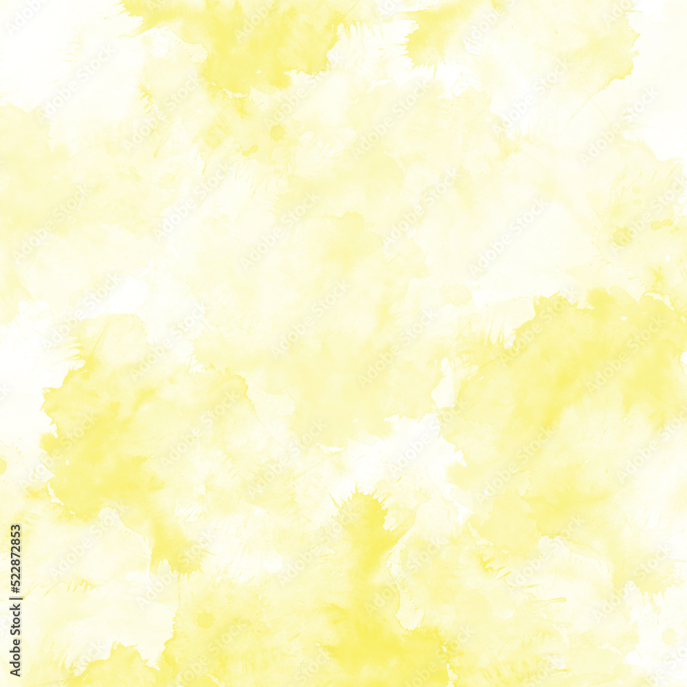 Artistic watercolor background yellow colors