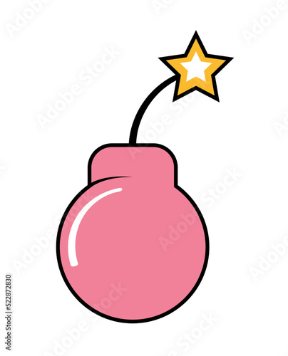 explosive bomb cartoon old school