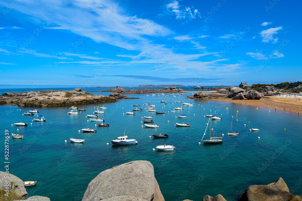 Fototapeta premium boats in the harbor