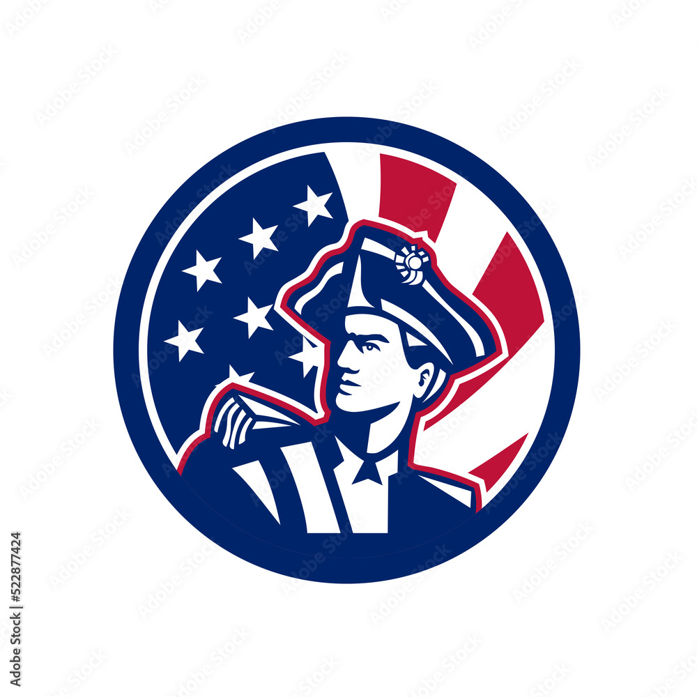 American Patriot USA Flag Icon American Patriot USA Flag Icon