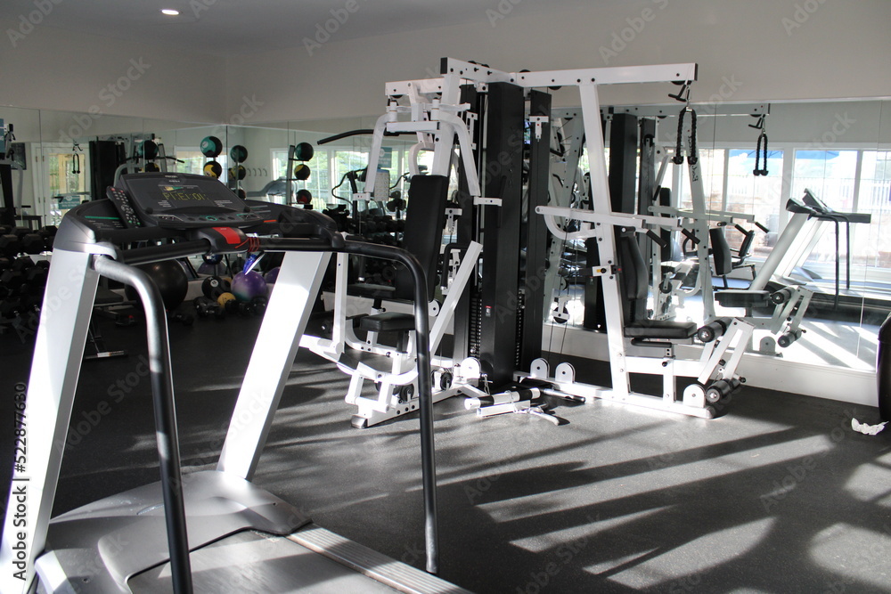 Fototapeta premium Gym Fitness Health Workout Room