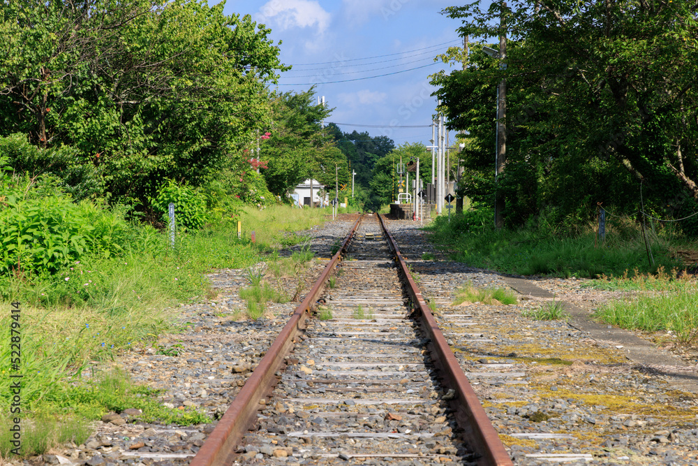 Obraz premium ローカル線の終着駅