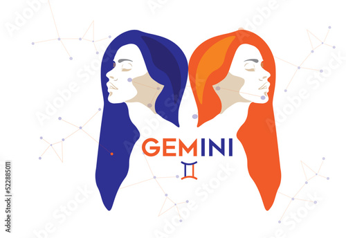 Gemini the duality, zodiac sign and astrology