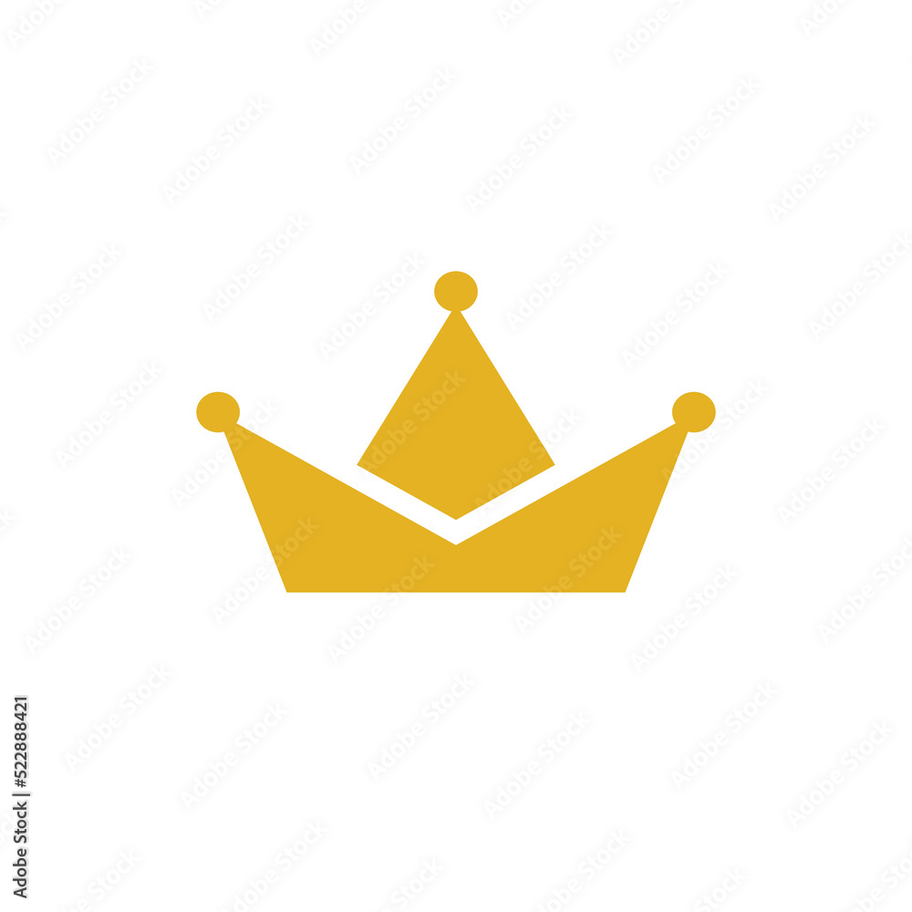 Crown concept logo vector graphic abstract template Crown concept logo vector graphic abstract template