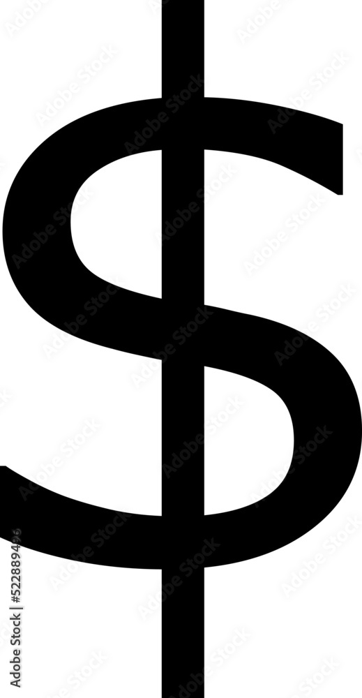 Flat dollar icon illustration on white background..eps Flat dollar icon illustration on white background..eps