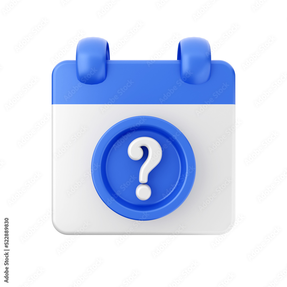 Calendar event date day 3d icon illustration Calendar event date day 3d icon illustration