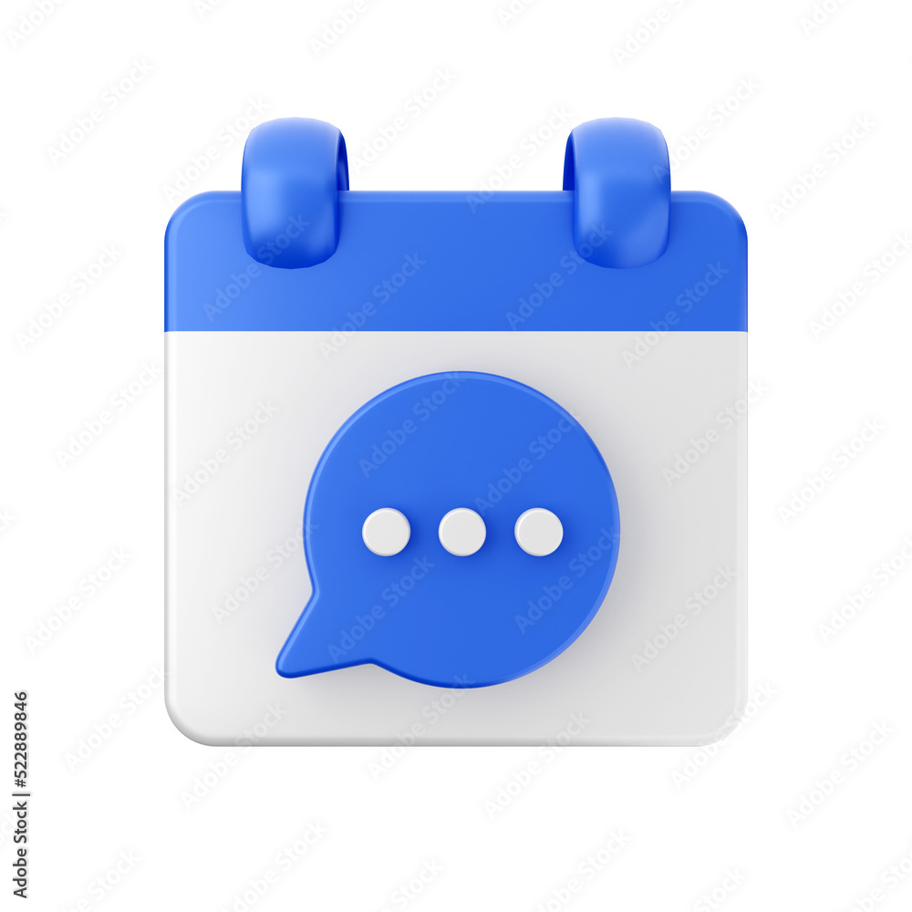 Calendar event date day 3d icon illustration Calendar event date day 3d icon illustration