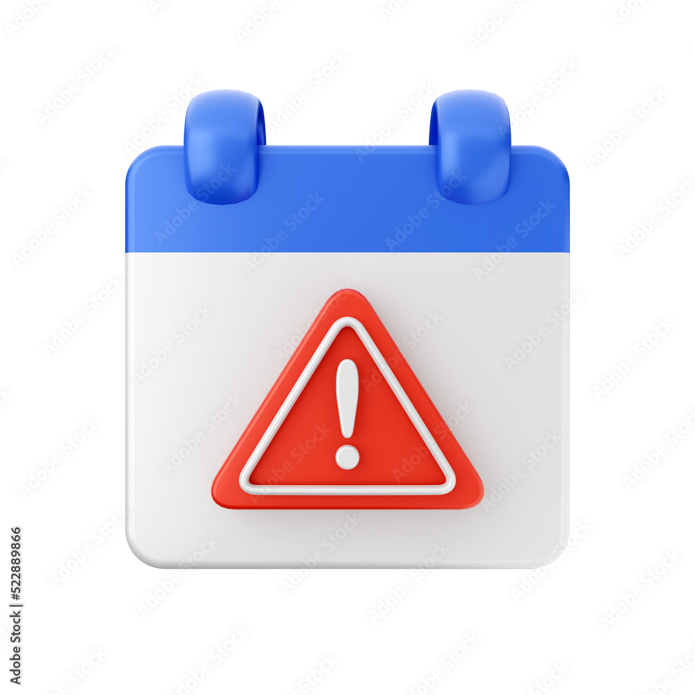 Calendar event date day 3d icon illustration Calendar event date day 3d icon illustration