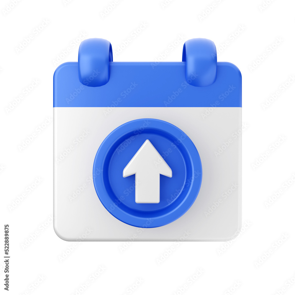 Calendar event date day 3d icon illustration Calendar event date day 3d icon illustration