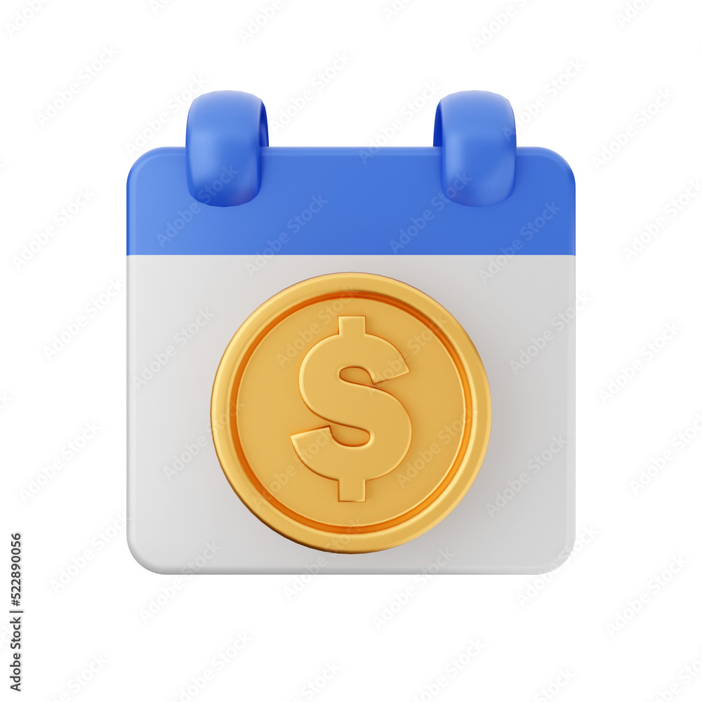 Calendar event date day 3d icon illustration Calendar event date day 3d icon illustration