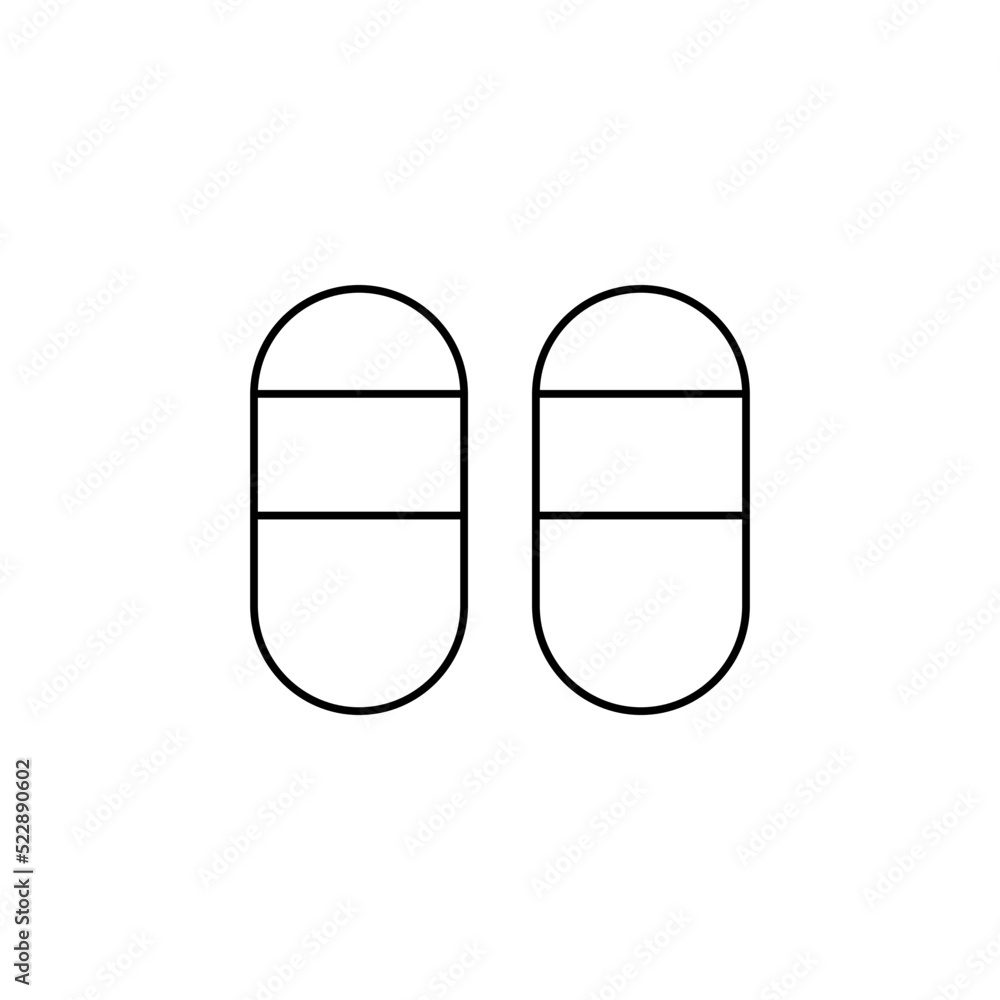 Sandal, Footwear, Slipper, Flip-Flop Thin Line Icon Vector Illustration Logo Template. Suitable For Many Purposes. Sandal, Footwear, Slipper, Flip-Flop Thin Line Icon Vector Illustration Logo Template. Suitable For Many Purposes.