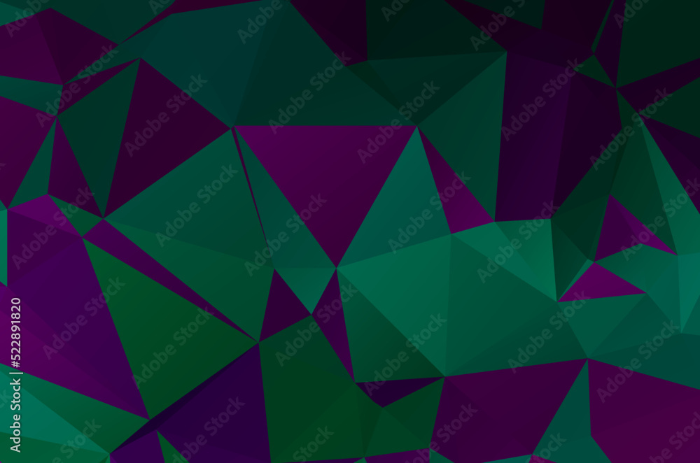 Fototapeta premium Polygonal design for your web site. Multicolor Rainbow vector abstract mosaic backdrop Glitter abstract illustration with an elegant design.