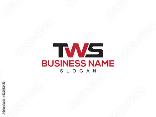 Colorful TWS Logo Icon, Letter TW t w s Logo Image Vector Art With Premium Three Letter Design For Business