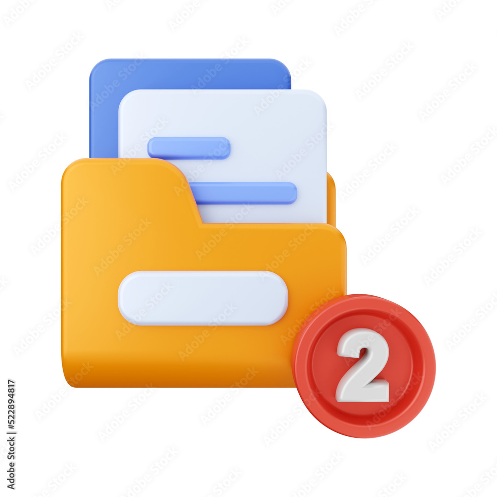 notification reminder 3d icon illustration notification reminder 3d icon illustration