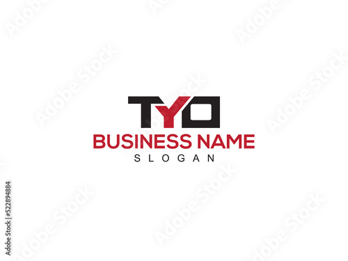 Stylish TYO Logo Letter Vector Icon Design, Creative TY Logo Design For Business photo