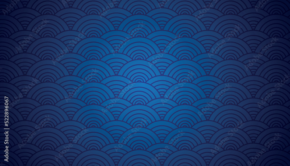 editable japan wave pattern vector background with modern style editable japan wave pattern vector background with modern style