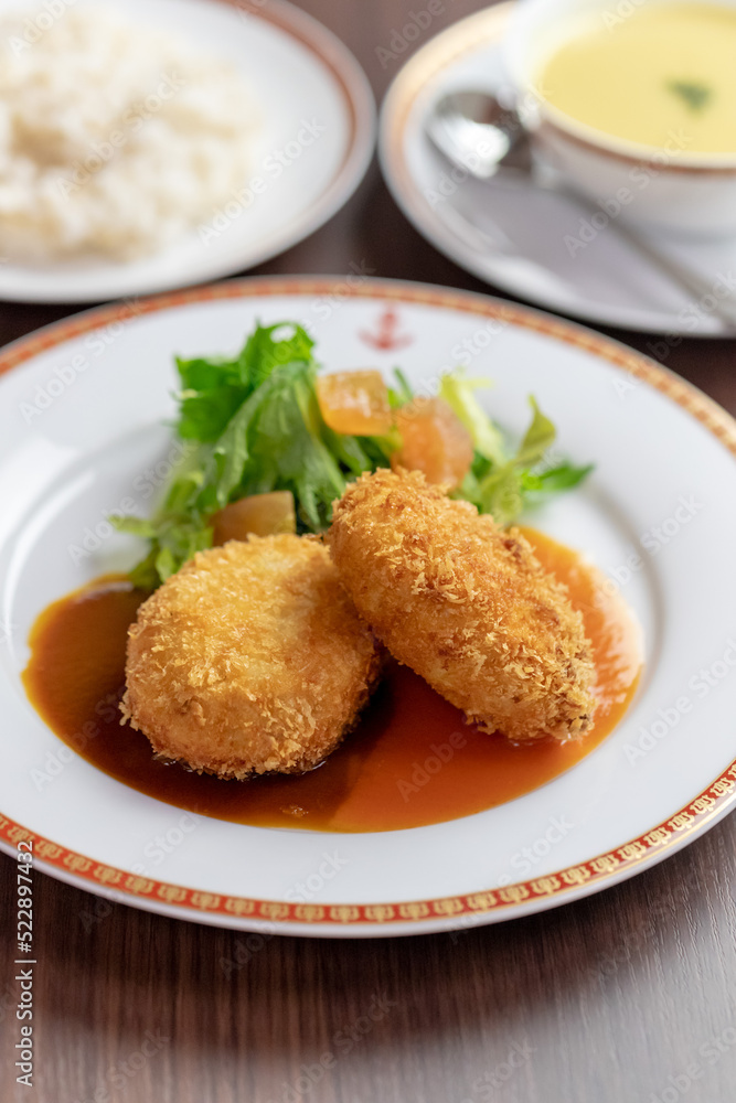 コロッケ定食 コロッケ定食