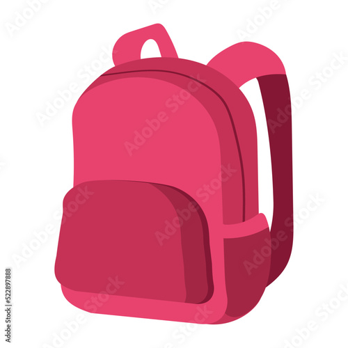 red schoolbag school supply photo