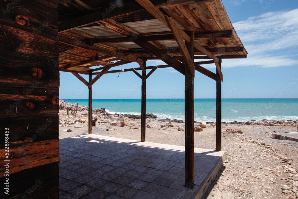 Abandoned Wooden Home Next to Ocean