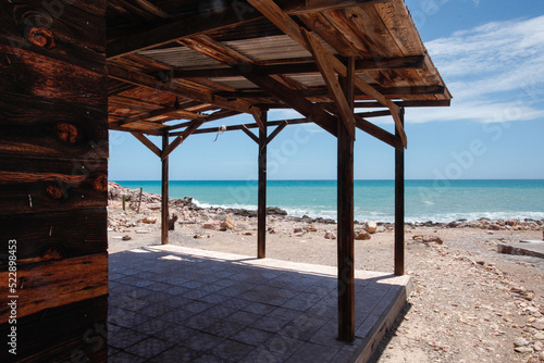 Abandoned Wooden Home Next to Ocean