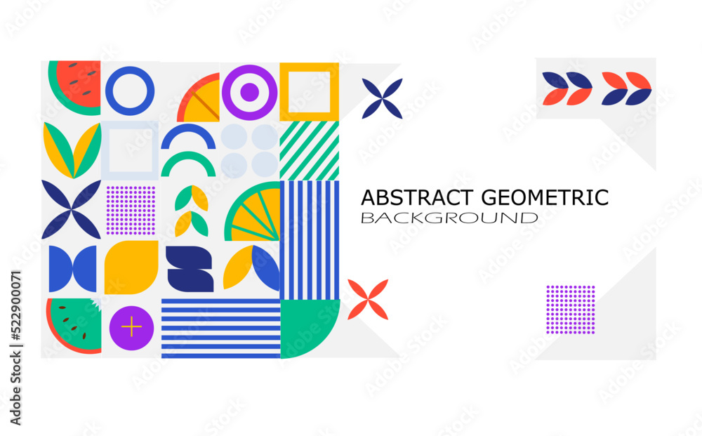 Abstract background of geometric shapes.