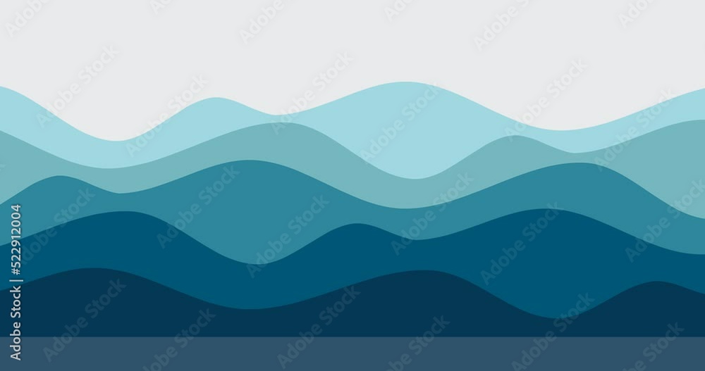 turbulent blue waves ocean wave background animation turbulent blue waves ocean wave background animation